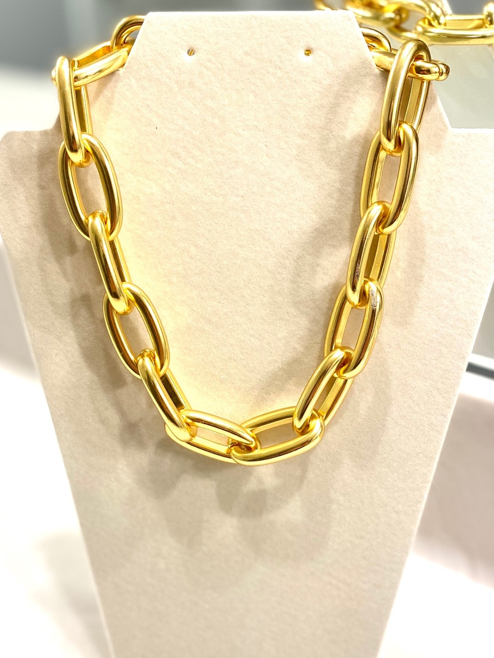 J. Crew Polished Gold Link Necklace - Picture 2 of 6